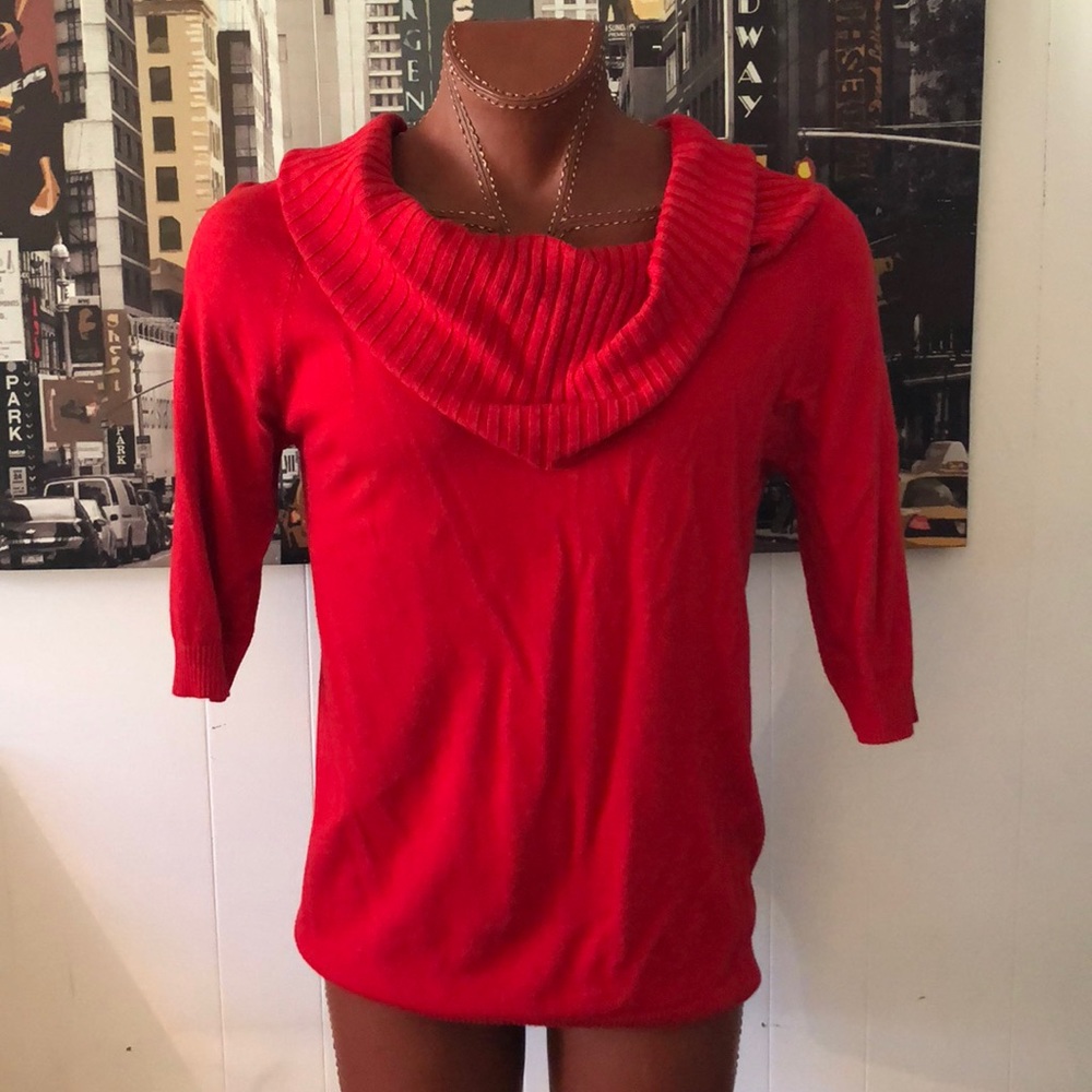 Express women’s red sweater